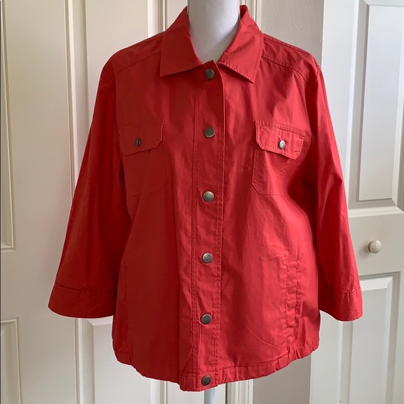Chico’s Red Jacket - Picture 1 of 8